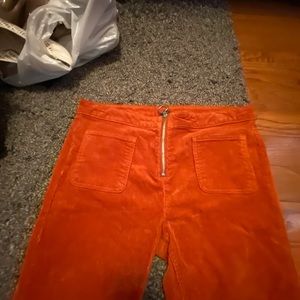 Corduroy burnt orange